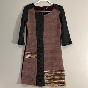 NWOT mixed media Smash! dress size large